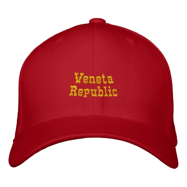 Republik Veneta Bestickte Baseballkappe (Vorderseite)