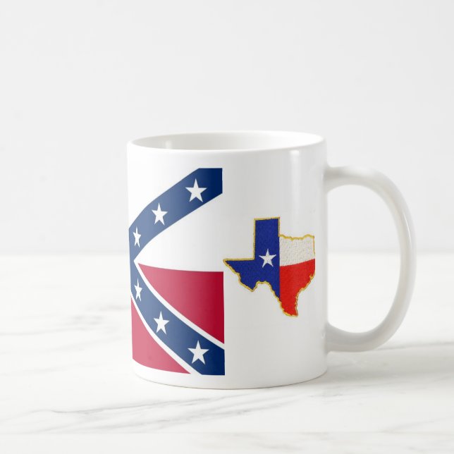 Republik von Texas-Flagge, Texas, die Republik Kaffeetasse (Rechts)