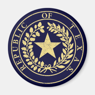 Republik von Texas-Siegel Magnet