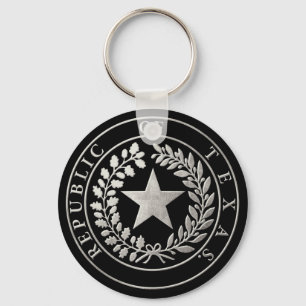 Republik von Texas-Siegel Schlüsselanhänger