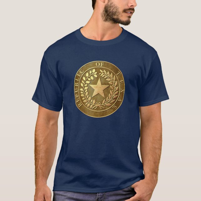 Republik von Texas-Siegel T-Shirt (Vorderseite)