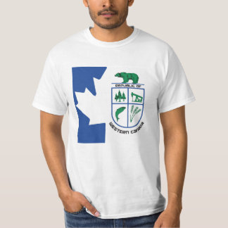 Republik von Western-Kanada-Flagge T-Shirt