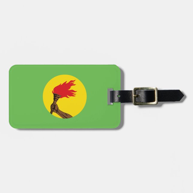 Republik Zaire - Demokratische Republik Kongo Gepäckanhänger (Vorderseite horizontal)