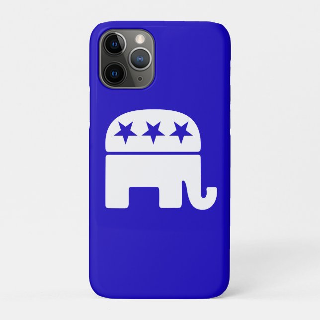 Republikaner Elefant Case-Mate iPhone Hülle (Rückseite)