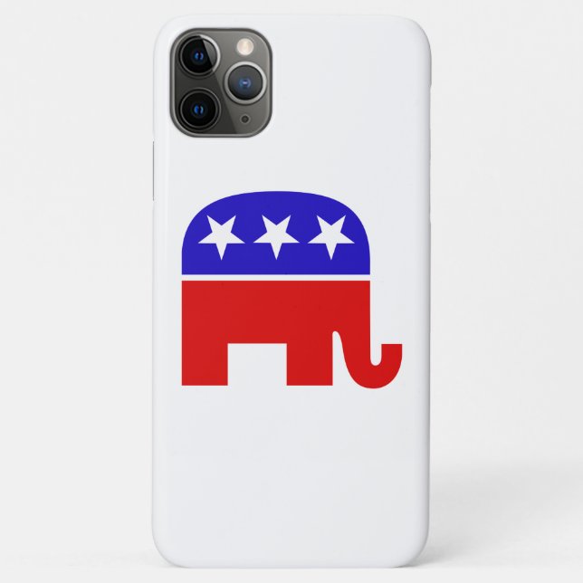 Republikaner Elefant Case-Mate iPhone Hülle (Rückseite)
