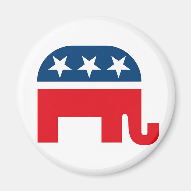 Republikaner Elephant Magnet (Vorne)