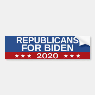 Republikaner für Biden 2020 Autoaufkleber
