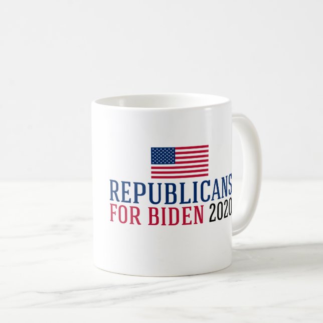 Republikaner für Biden 2020 Kaffeetasse (VorderseiteRechts)