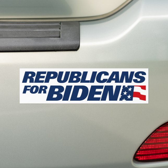 Republikaner für Biden 2024 Autoaufkleber (Auf Auto)