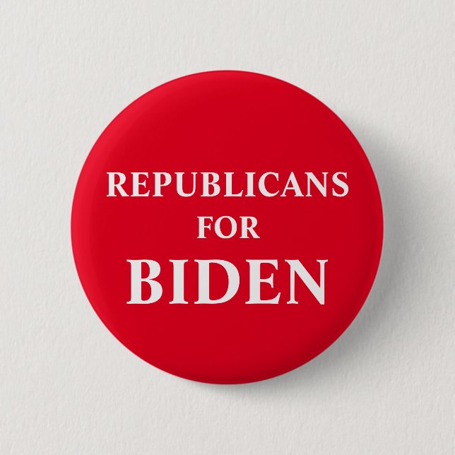 Republikaner für Biden Button (Vorderseite)