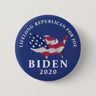 Republikaner für Joe  Abstimmung für Joe Biden 2 Button
