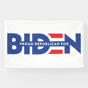 Republikaner für Joe Biden Präsident Banner