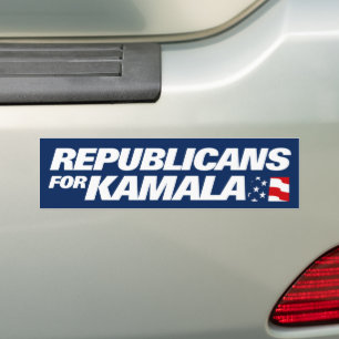 Republikaner für Kamala Harris 2024 Autoaufkleber