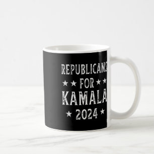 Republikaner für Kamala Harris W Waltz 2024 Kaffeetasse