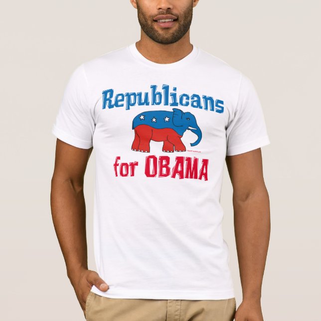 Republikaner für Obama-T - Shirts (Vorderseite)