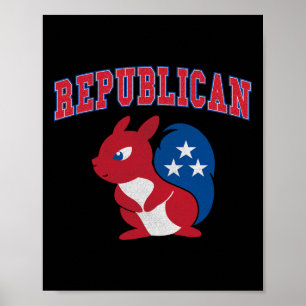 Republikaner für P’nut Erdnuss zu Ehren von P’nut Poster