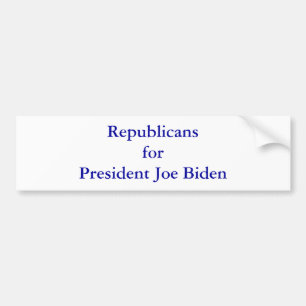 Republikaner für Präsidenten Joe Biden Autoaufkleber