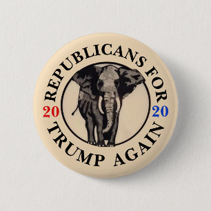 Republikaner für Trumpf wieder 2020 Button