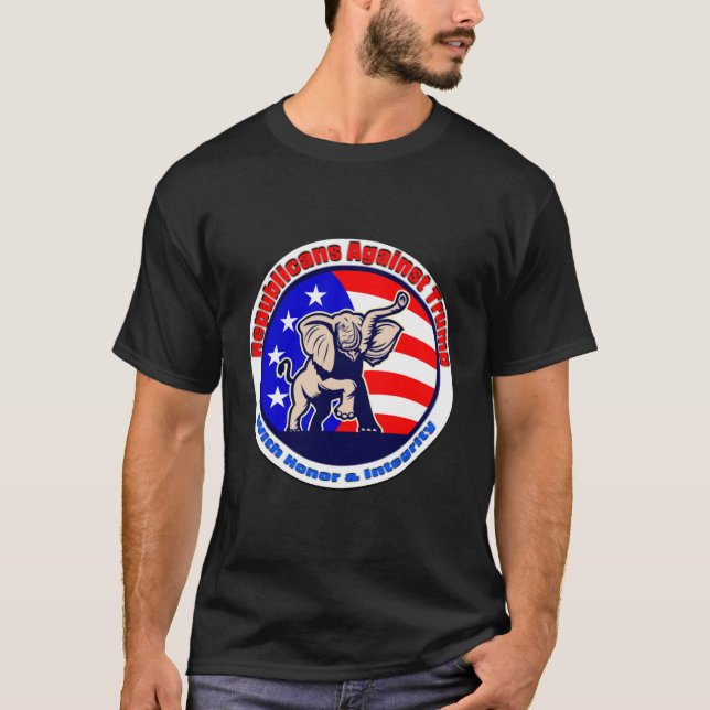 Republikaner gegen Trump-Shirt T-Shirt (Vorderseite)