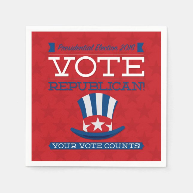 Republikaner Serviette (Vorderseite)