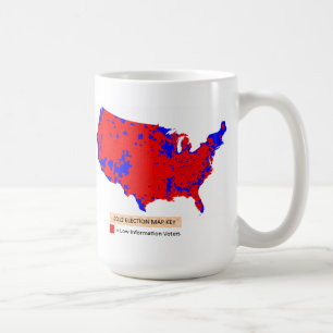 Republikaner sind niedrige Informations-Wähler Kaffeetasse