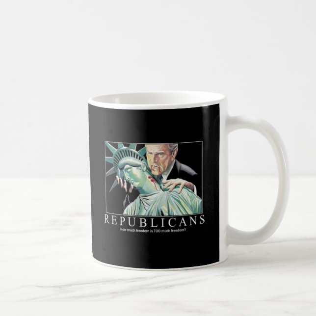 Republikaner sind zum Kotzen Kaffeetasse (Rechts)
