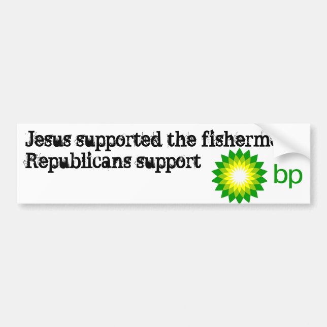Republikaner und BP Autoaufkleber (Vorne)