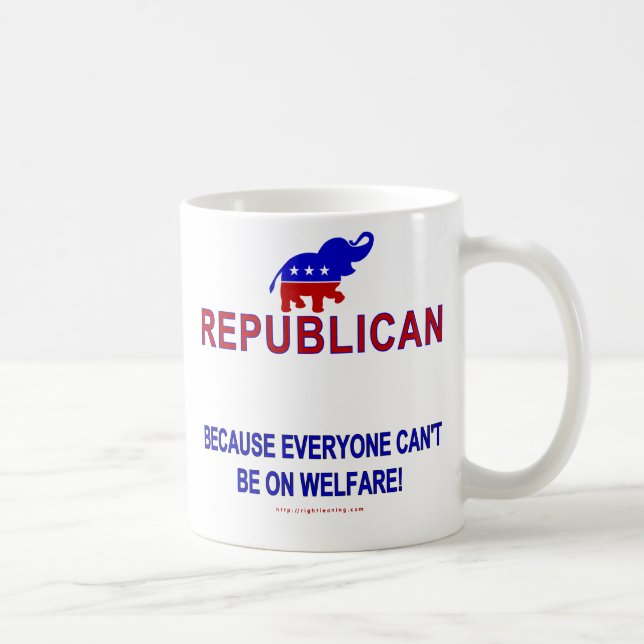 Republikaner weil… kaffeetasse (Rechts)