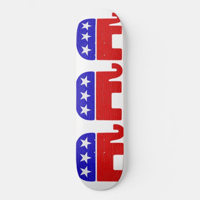REPUBLIKANISCH SKATEBOARD (Vorderseite)