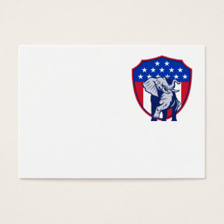 Republikanische Flagge Elephant Mascot USA