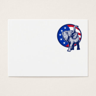 Republikanische Flagge Elephant Mascot USA