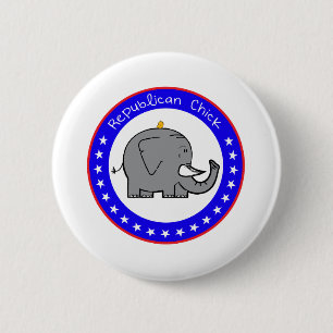 republikanische Küken Button