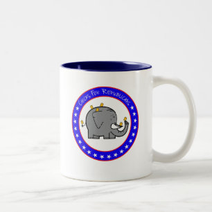 republikanische Küken-Tasse Zweifarbige Tasse