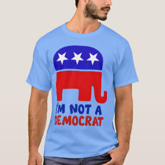 Republikanische Partei 70er Jahre Retro T-Shirt