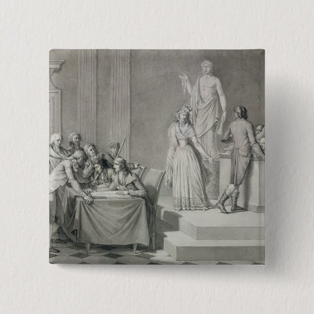 Republikanische Scheidung Button (Vorderseite)