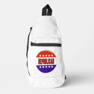 Republikanischer Button Crossbody Bag