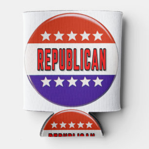 Republikanischer Button Dosenkühler