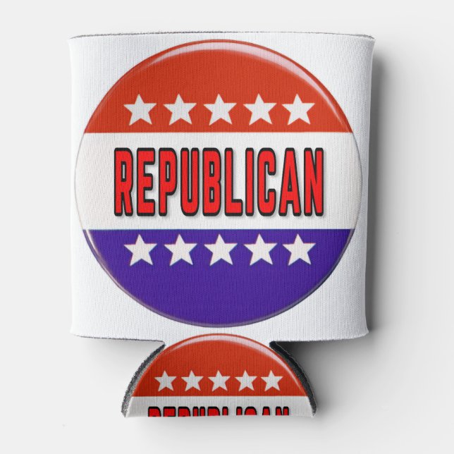 Republikanischer Button Dosenkühler (Vorderseite)