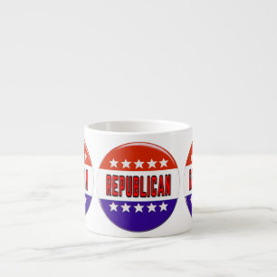 Republikanischer Button Espressotasse