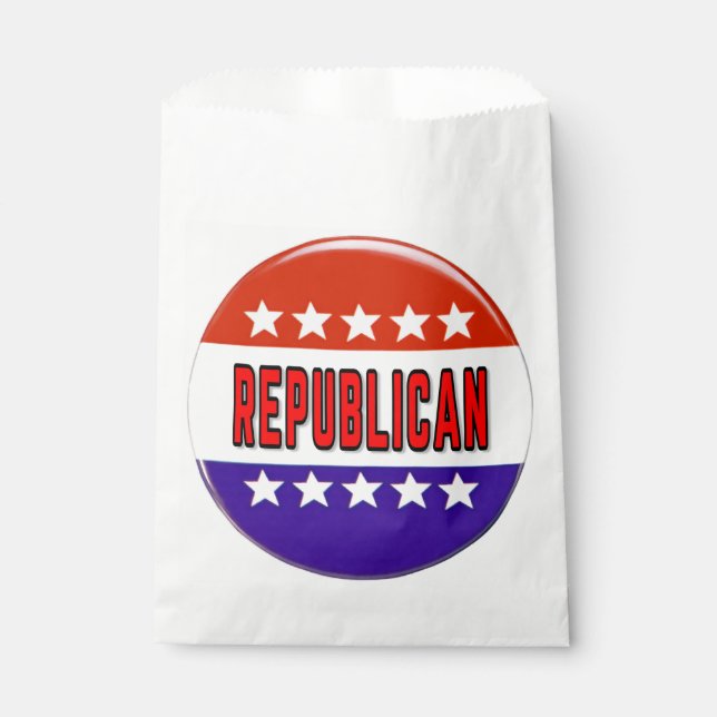 Republikanischer Button Geschenktütchen (Vorderseite)