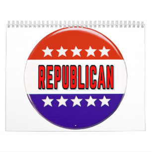 Republikanischer Button Kalender