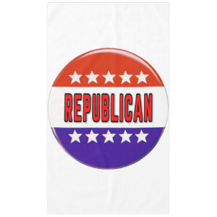 Republikanischer Button Tischdecke