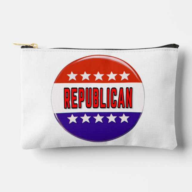 Republikanischer Button Zubehörtasche (Vorderseite)