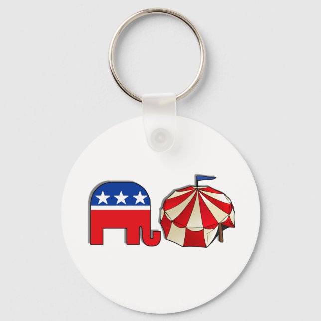 Republikanischer Circus Elephant Schlüsselanhänger (Vorderseite)