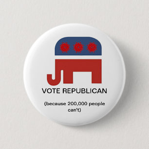 Republikanischer Coronavirus Button