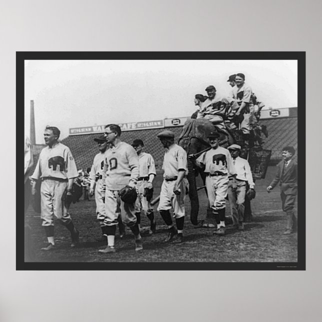 Republikanischer Demokrat Baseball 1926 Poster (Vorne)