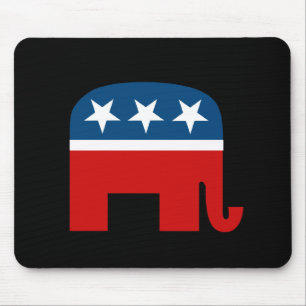 Republikanischer Elefant Mousepad