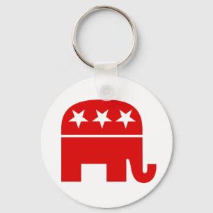 Republikanischer Elefant-Schlüsselanhänger Schlüsselanhänger