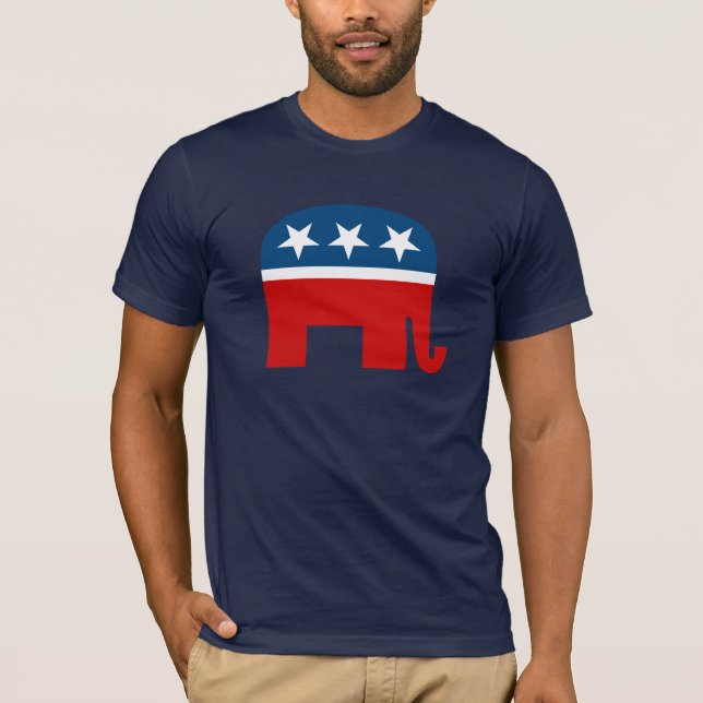 Republikanischer Elefant T-Shirt (Vorderseite)