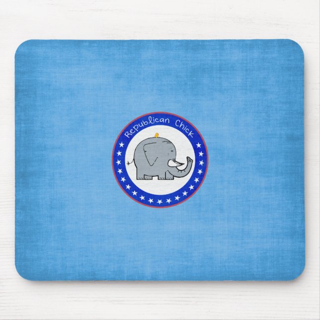 Republikanischer Küken-Mousepad Mousepad (Vorne)